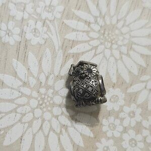 Pandora Sterling Silver Wise Owl School Bead Charm
